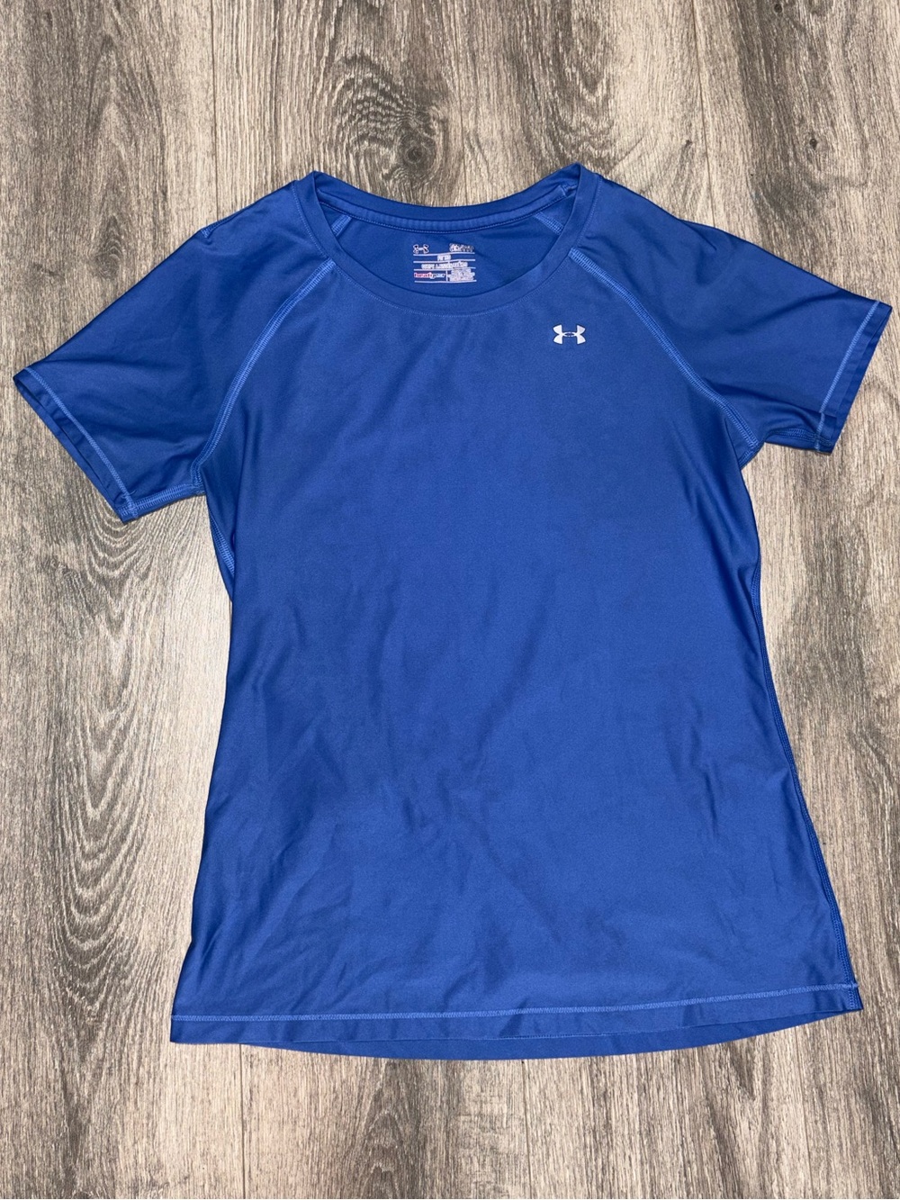 Under Armour Blue HeatGear Short Sleeve Athletic Tee